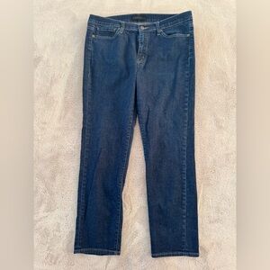 Uniqlo Mens Skinny Straight Leg Jeans in Dark Blue Size 32